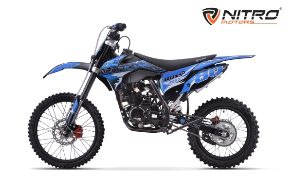 NITRO MOTORS 250cc Dirtbike Hurricane BRX V3 19/16 Kick und E-Start
